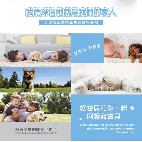 【犬用】寵物肌膚護理洗毛精-強效去味 (鼠尾草奶茶泡泡香氛) 500ML-011