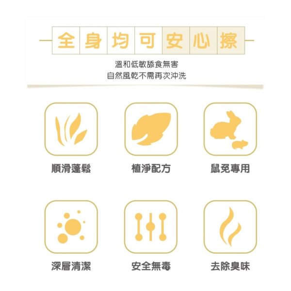 擦澡速潔露-鼠兔專用-200ml-002