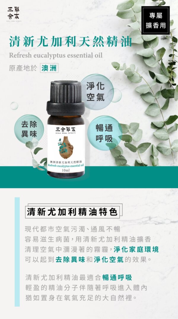 清新尤加利天然精油-001