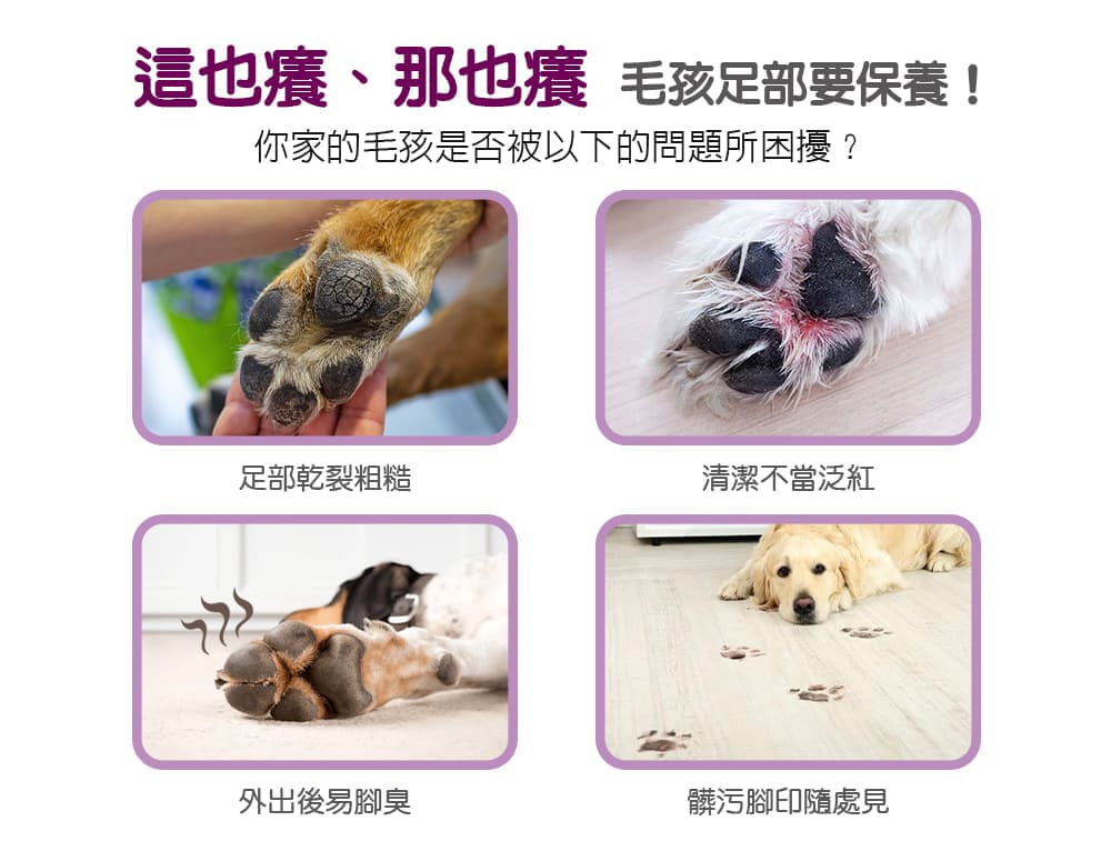 [犬貓通用]-寵物癢癢舒敏腳掌清潔慕斯-150ml-010