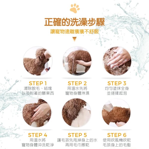 【犬用】寵物肌膚護理洗毛精-長毛柔順洗毛精 (英國紅茶蘋果泡泡香氛) 500ML-009