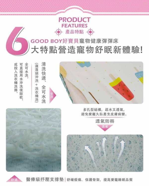 寵物健康舒壓彈彈墊 (蘇打綠王子-加厚款)-003