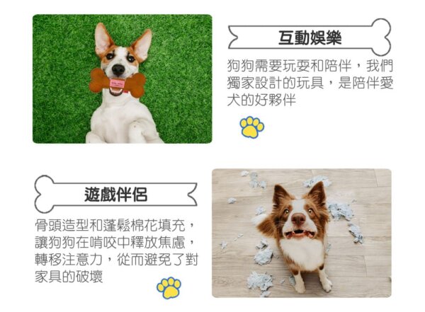 潔牙骨造型發聲玩具 – 粉紫色-006