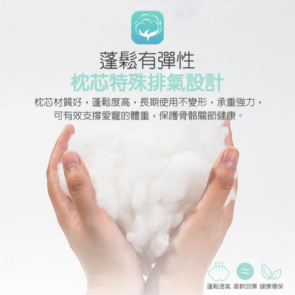 美式經典格紋寵物床 - 時尚橘-004
